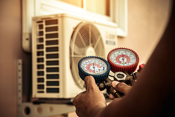 Professional Hvac technician working in Ocean Bluff, MA